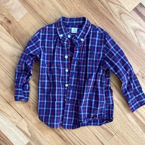 3 for $15 -Plaid Crewcuts Button Down Shirt